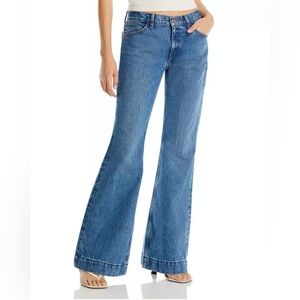 Re/Done | 70s Low Rise Bell Bottom Jeans | Clean Moon Stone